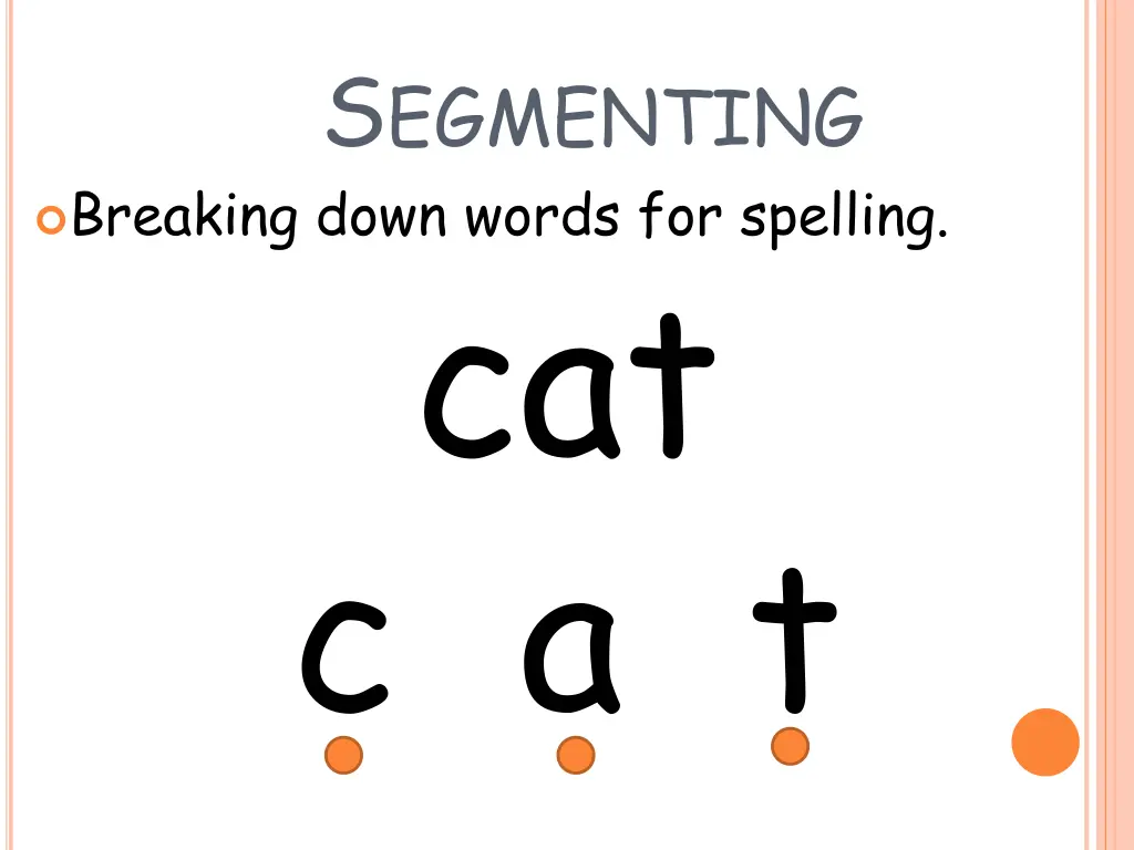 s egmenting cat c a t
