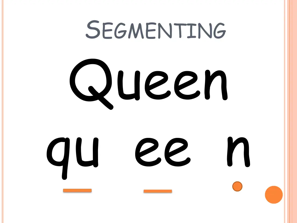 s egmenting queen qu ee n