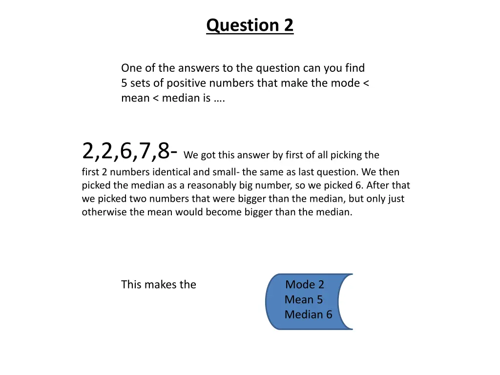 question 2