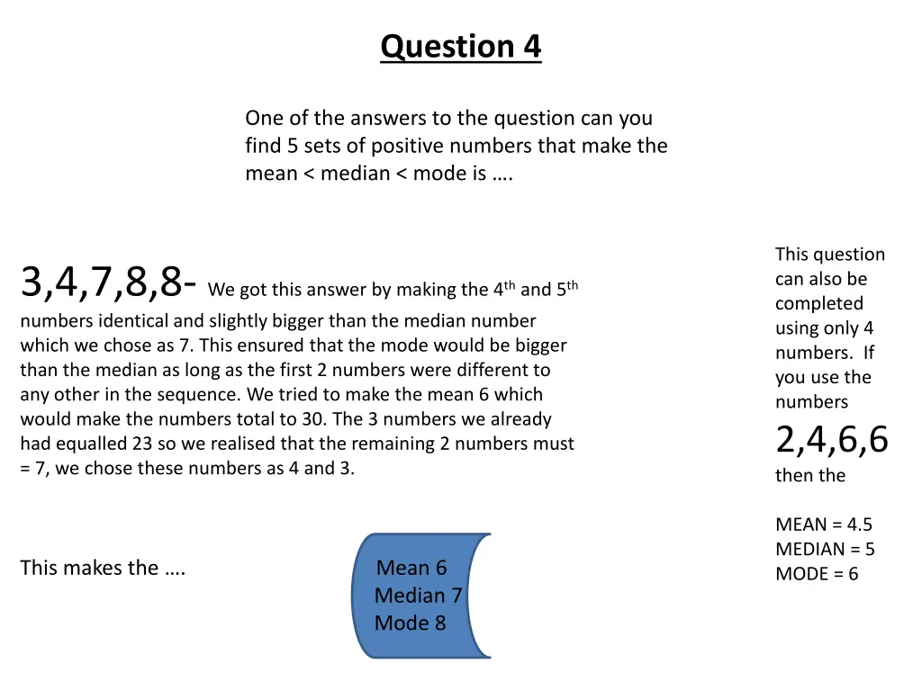 question 4