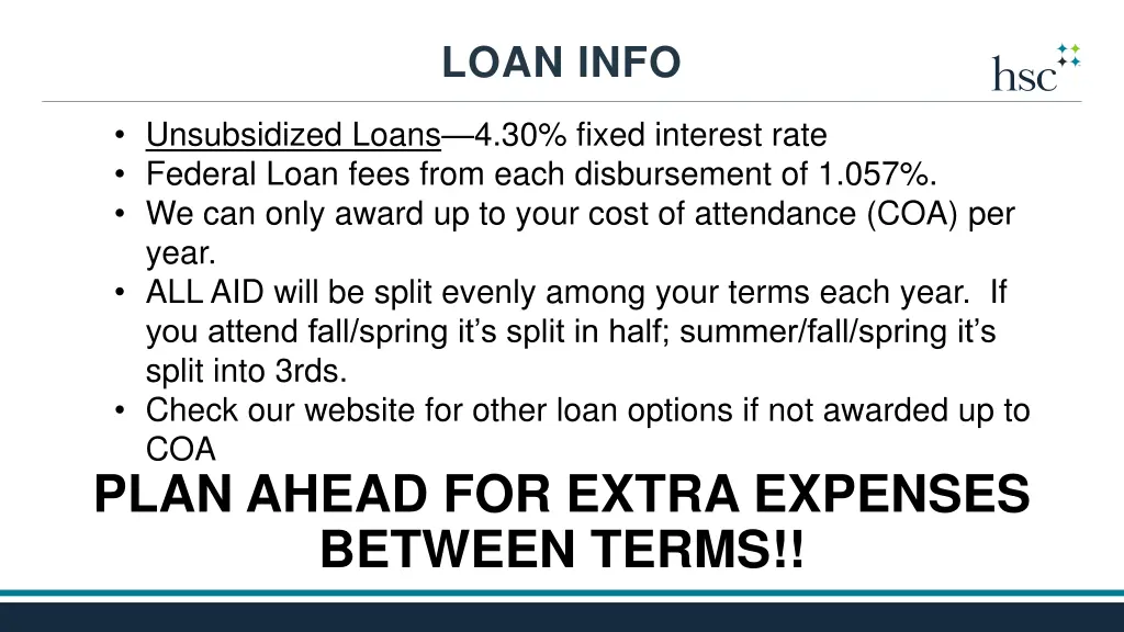 loan info