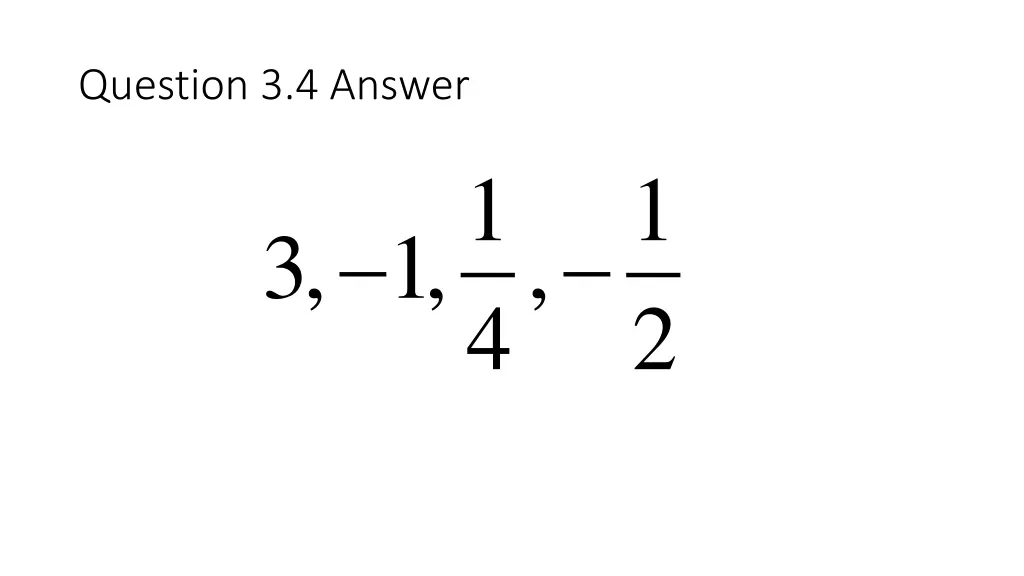 question 3 4 answer