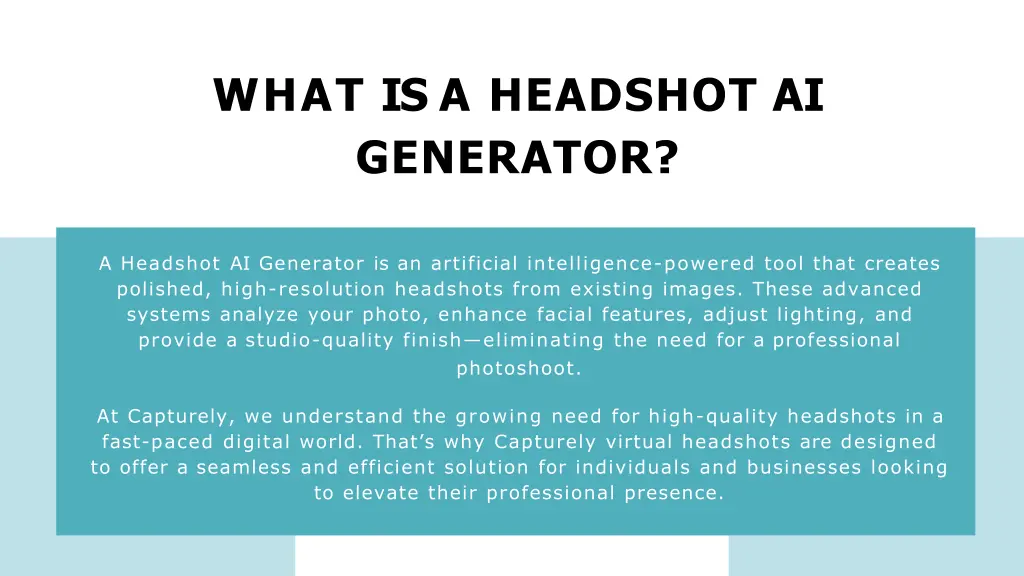 what is a headshot ai generator