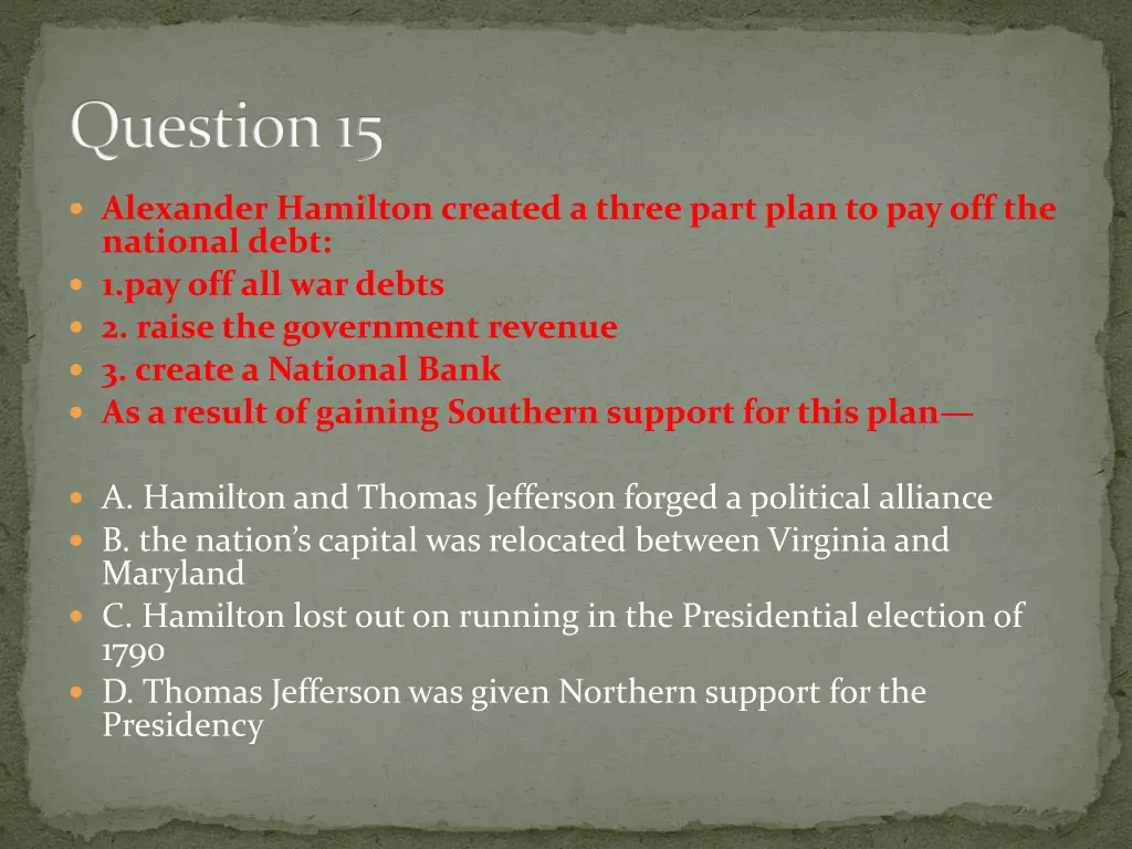 question 15
