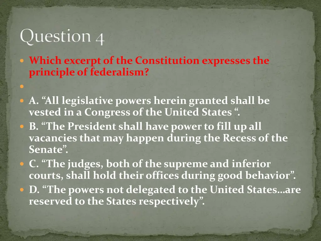 question 4