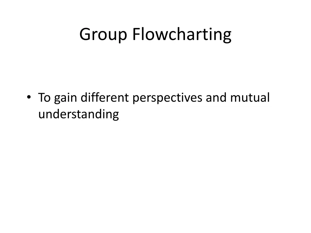 group flowcharting 1