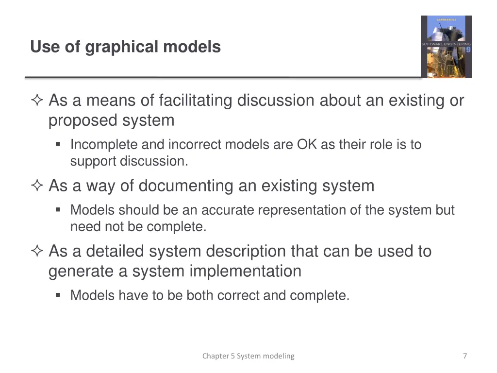 use of graphical models