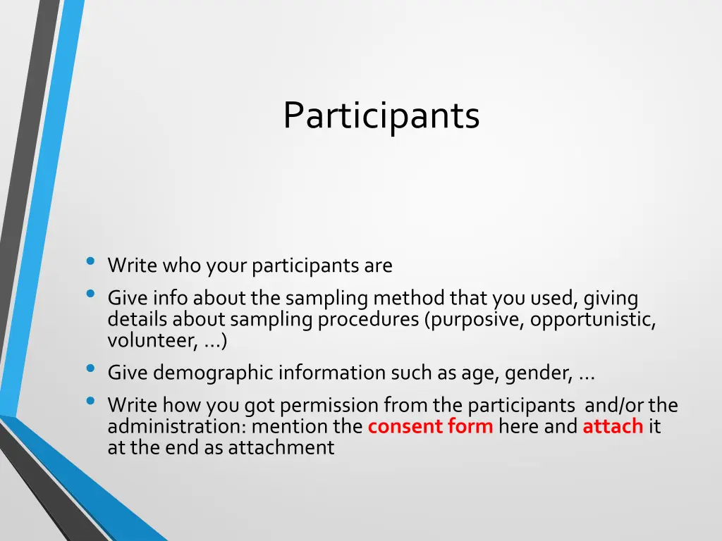 participants
