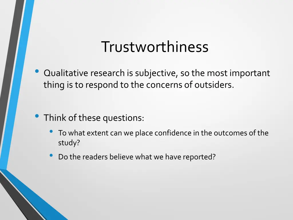 trustworthiness