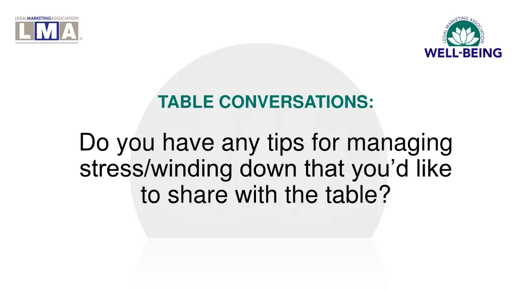 table conversations 1
