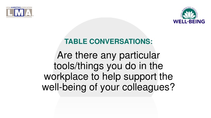 table conversations
