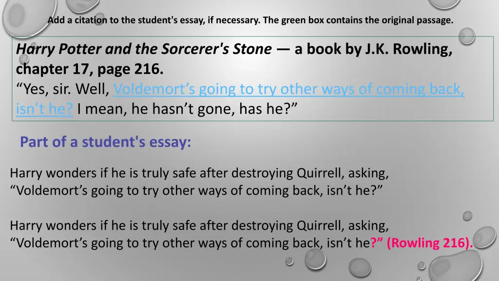 add a citation to the student s essay 2