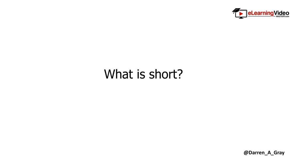 what is short