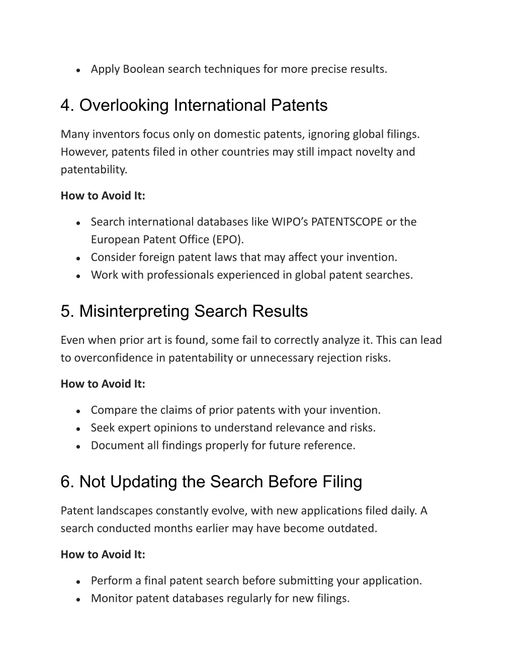apply boolean search techniques for more precise