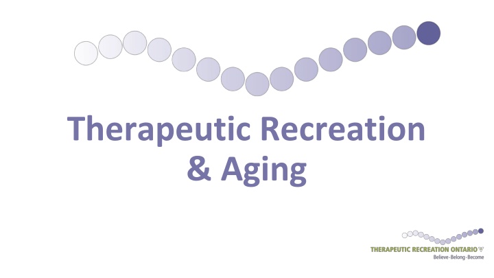 therapeutic recreation aging