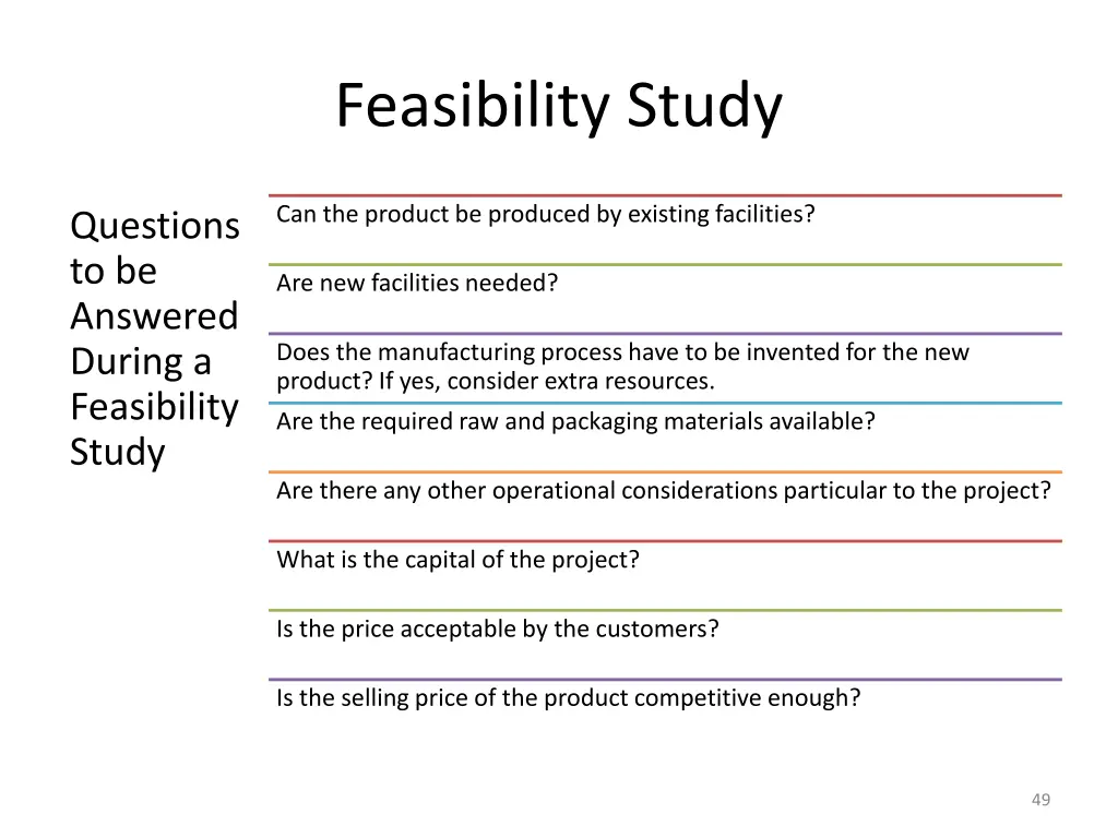 feasibility study 2