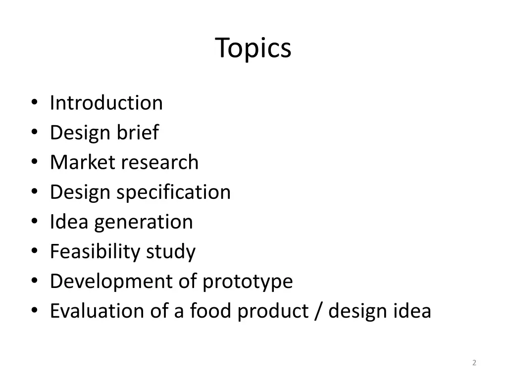 topics
