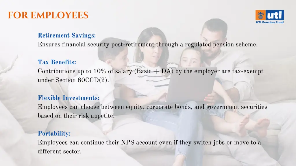 for employees