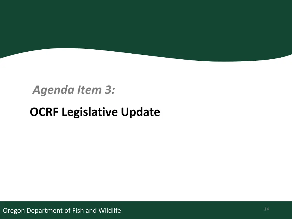 agenda item 3