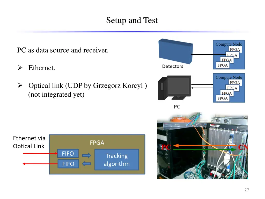 setup and test