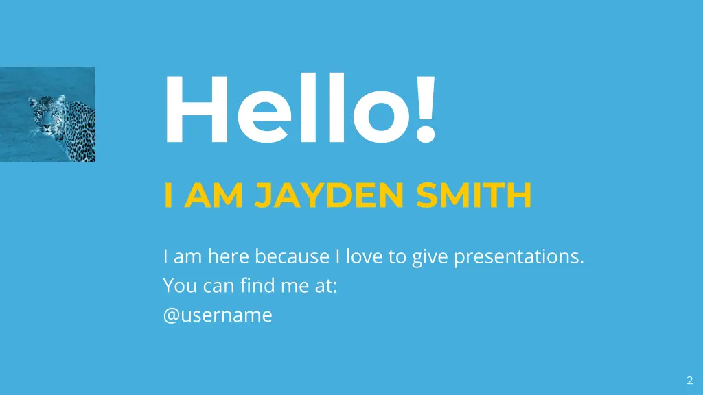 hello i am jayden smith