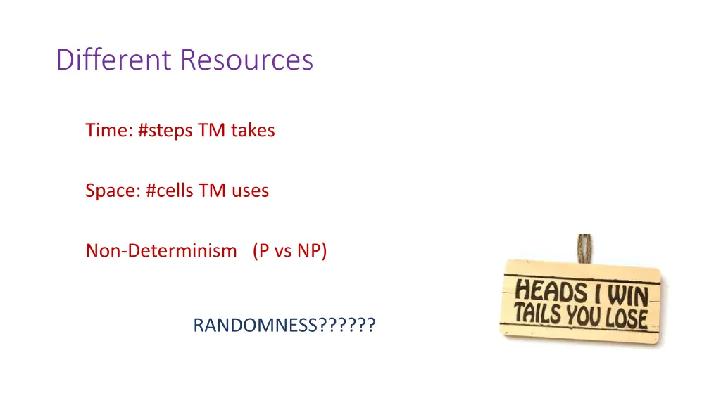 different resources