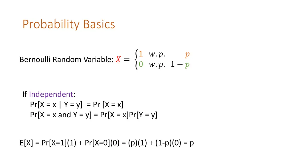 probability basics