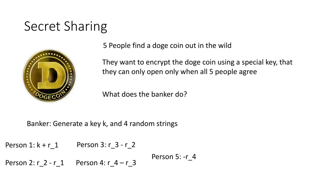 secret sharing