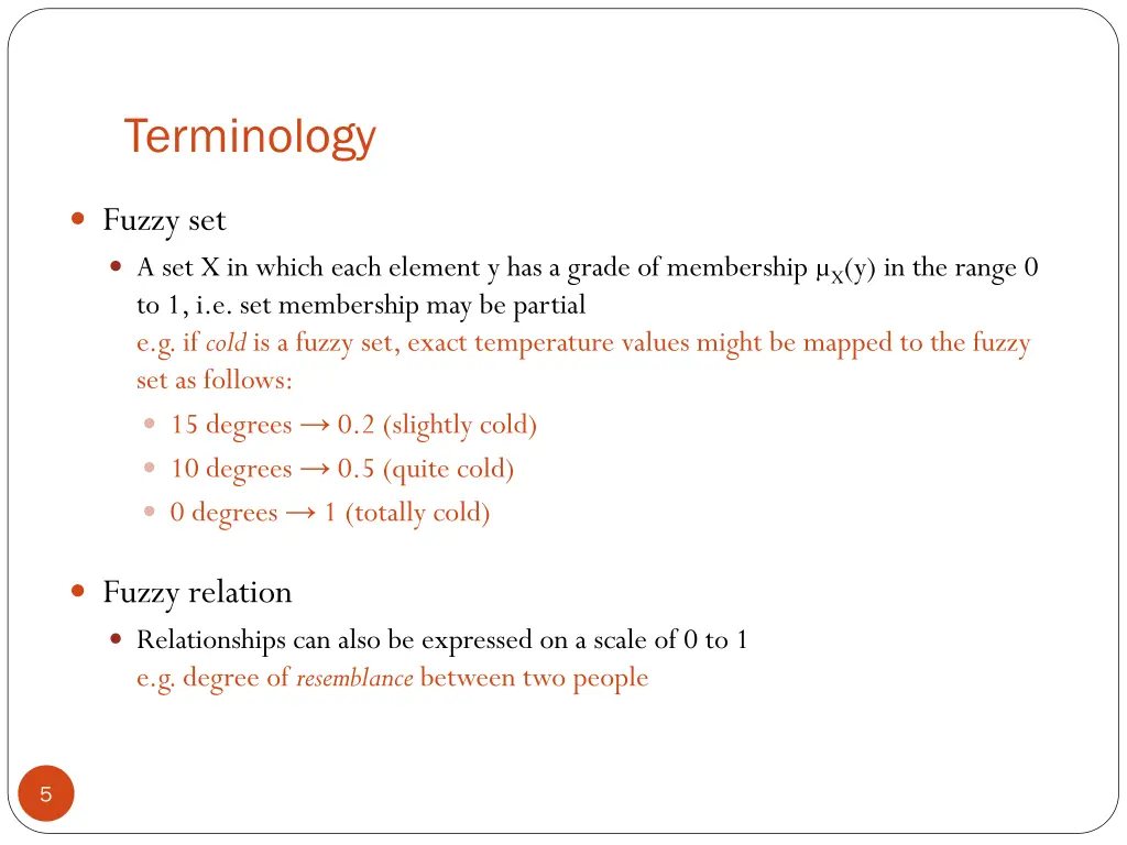 terminology
