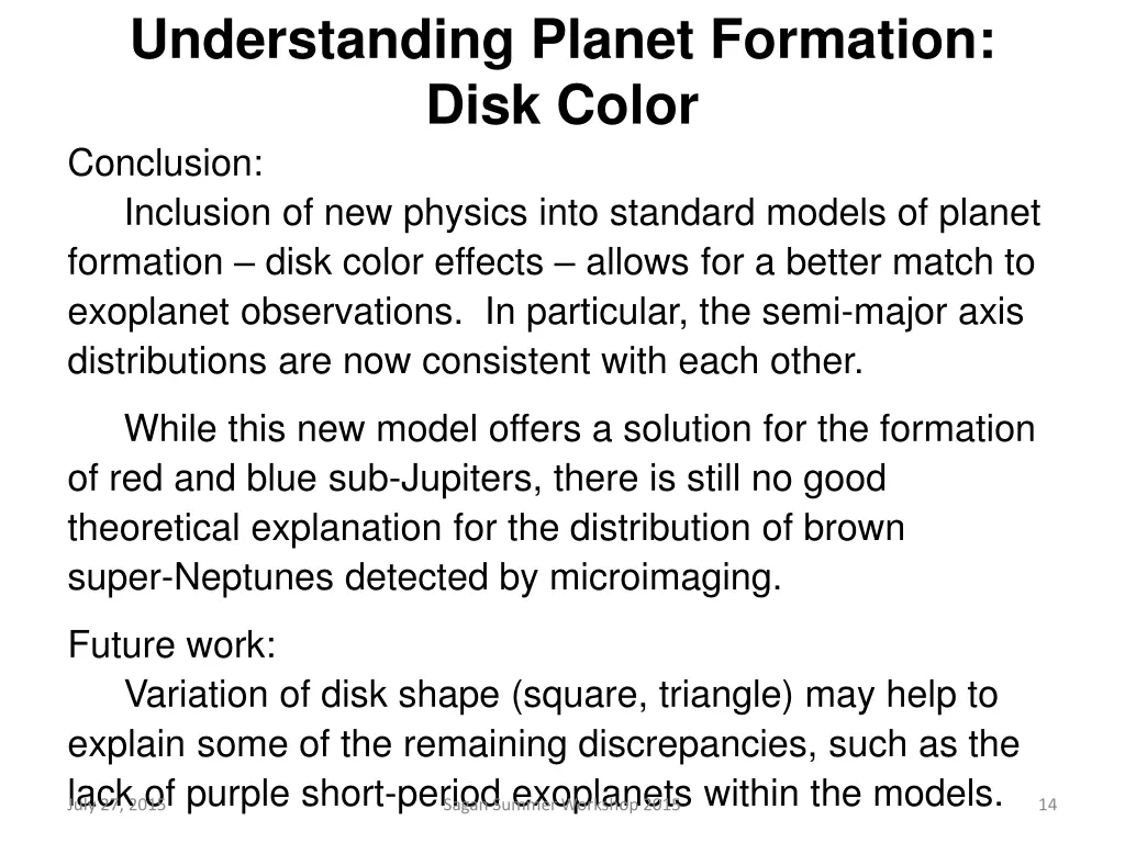 understanding planet formation disk color 7
