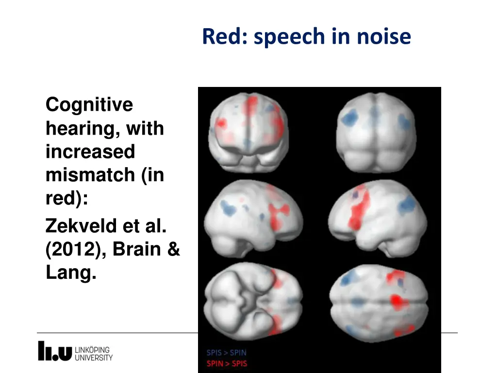 red speech in noise