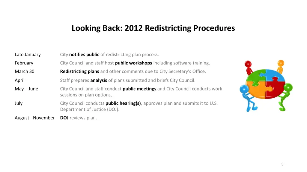 looking back 2012 redistricting procedures