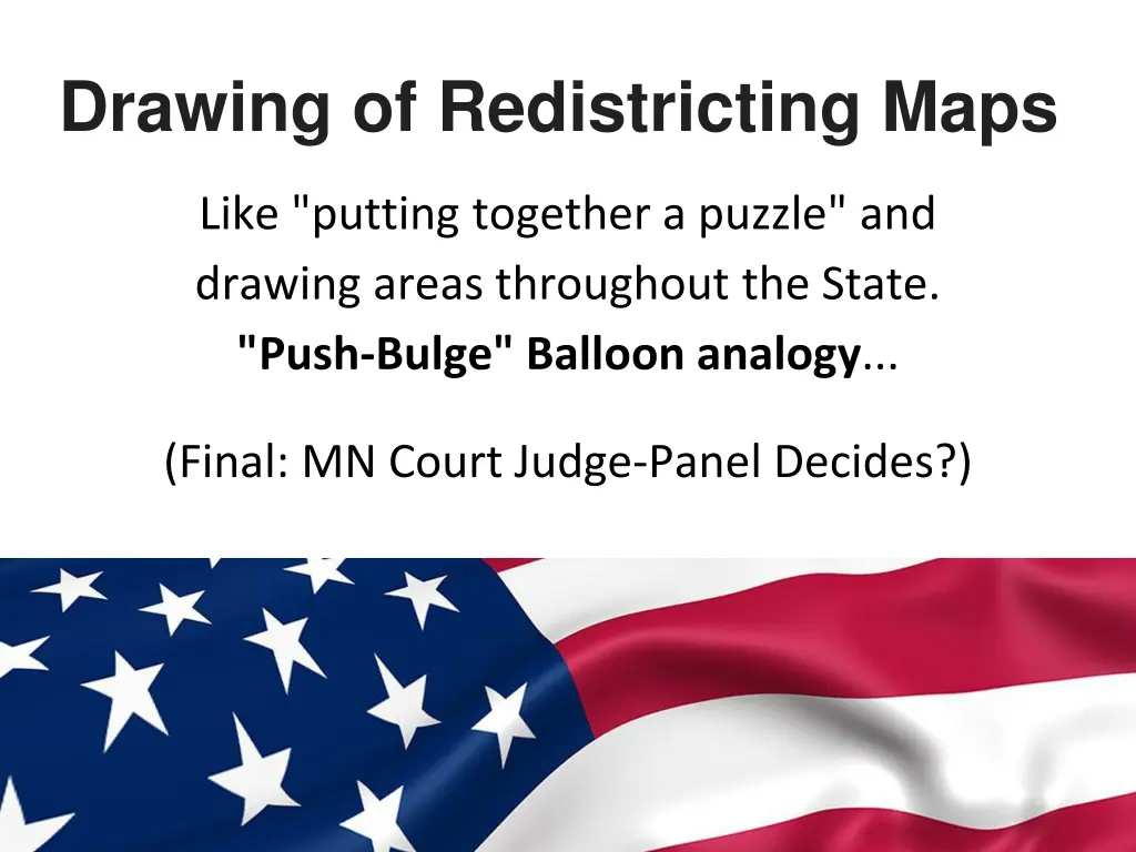 drawing of redistricting maps 1