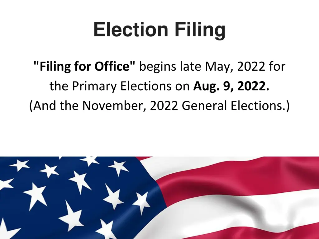 election filing