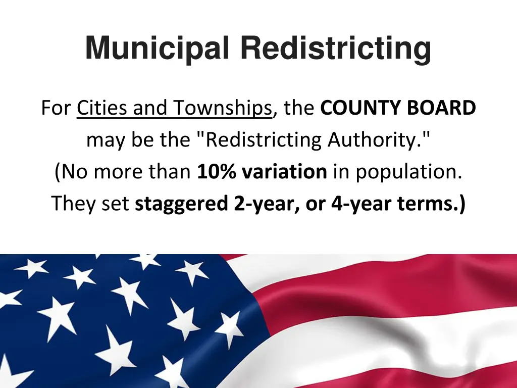 municipal redistricting 1