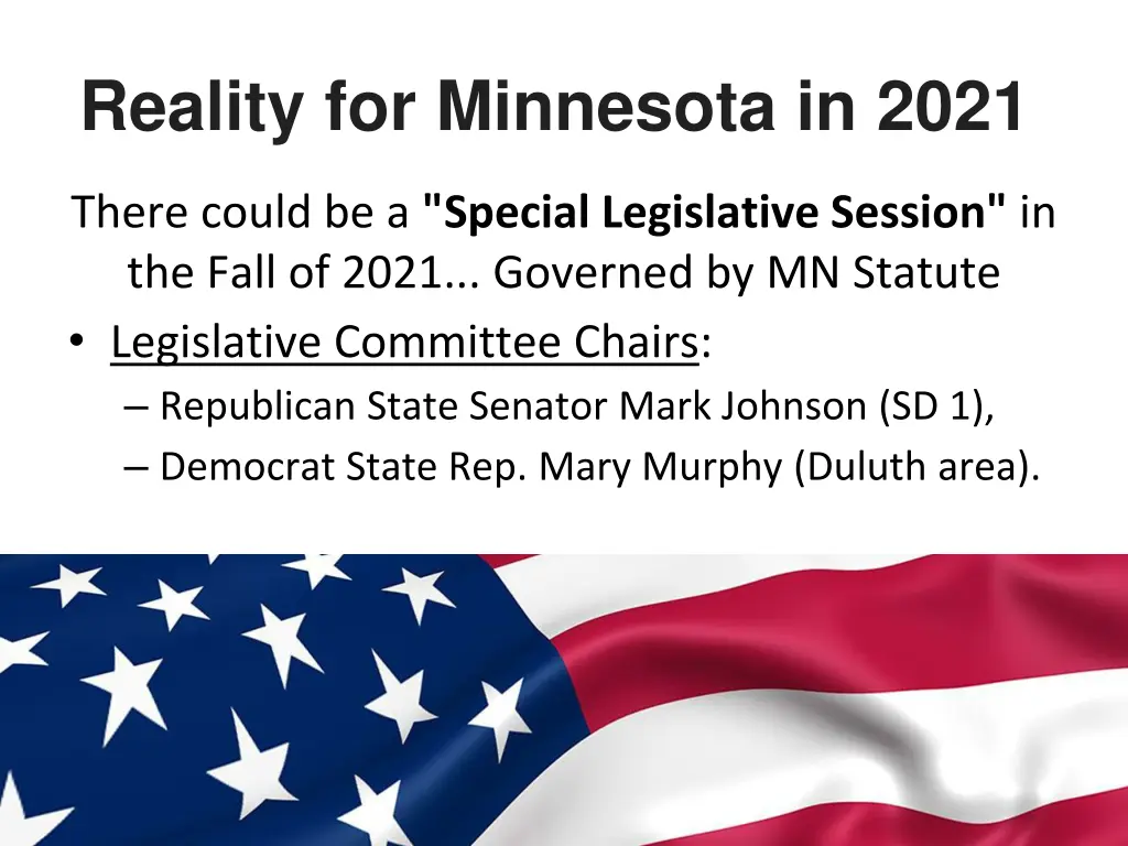 reality for minnesota in 2021