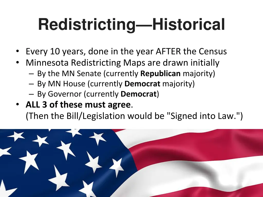 redistricting historical