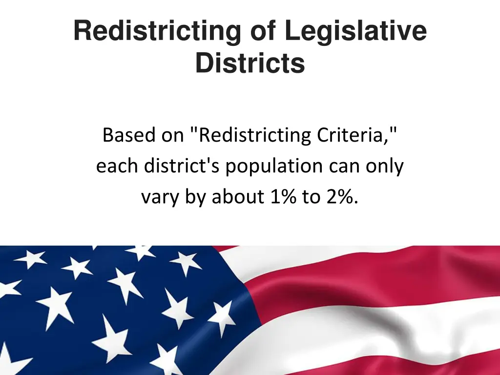 redistricting of legislative districts 3