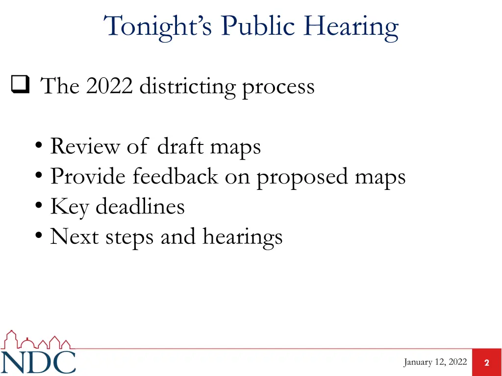 tonight s public hearing