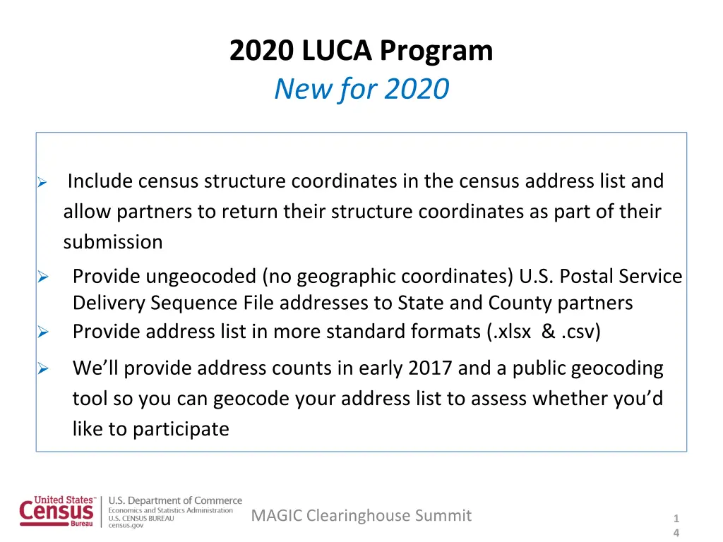 2020 luca program new for 2020