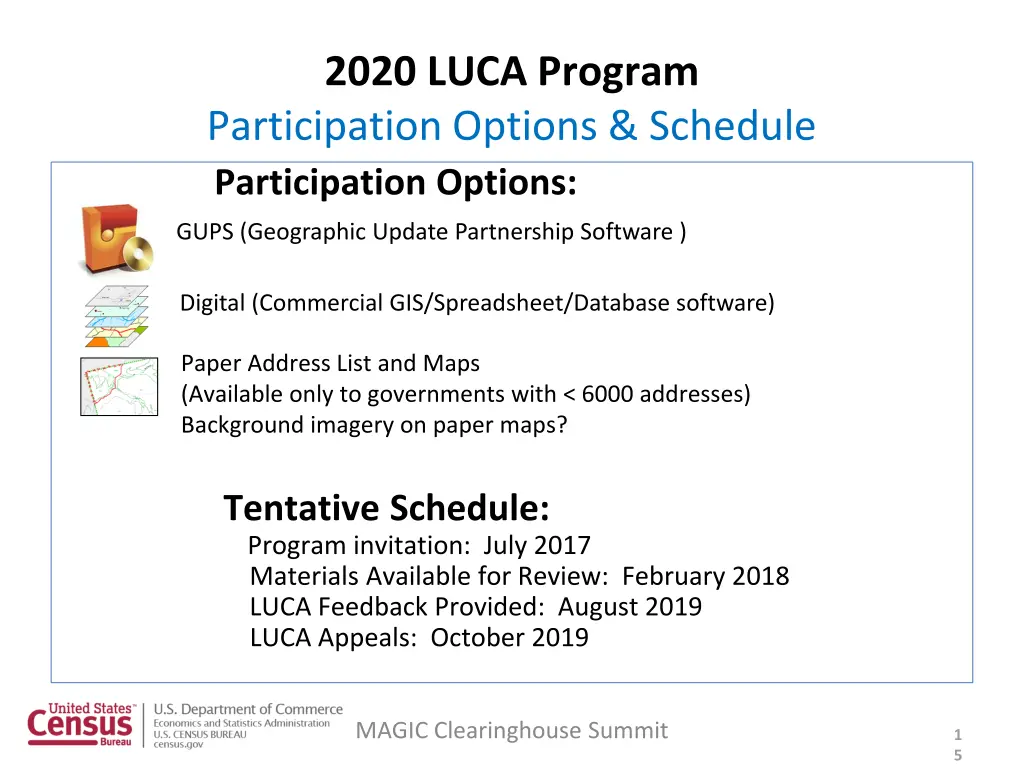 2020 luca program participation options schedule
