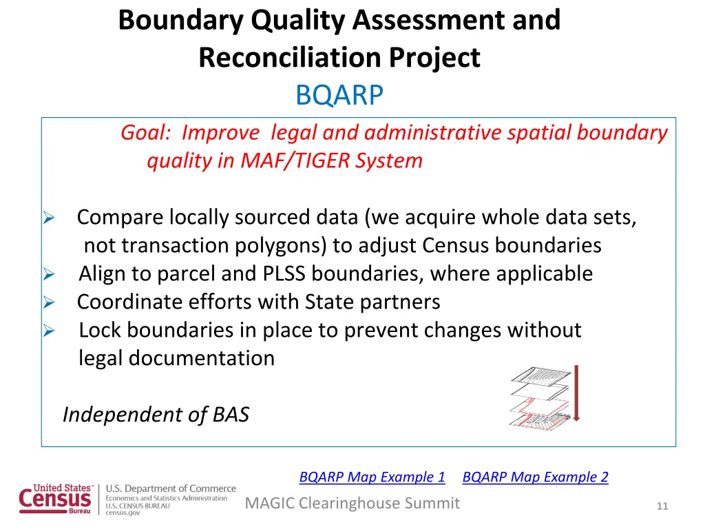 boundary quality assessment and reconciliation