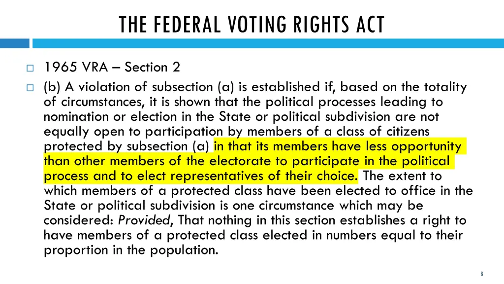 the federal voting rights act 3