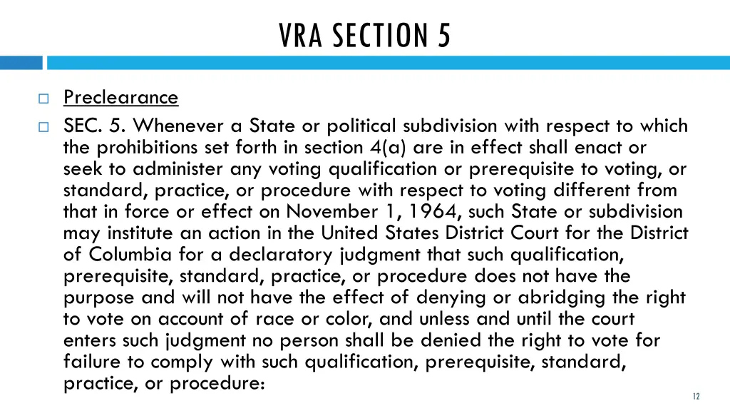 vra section 5