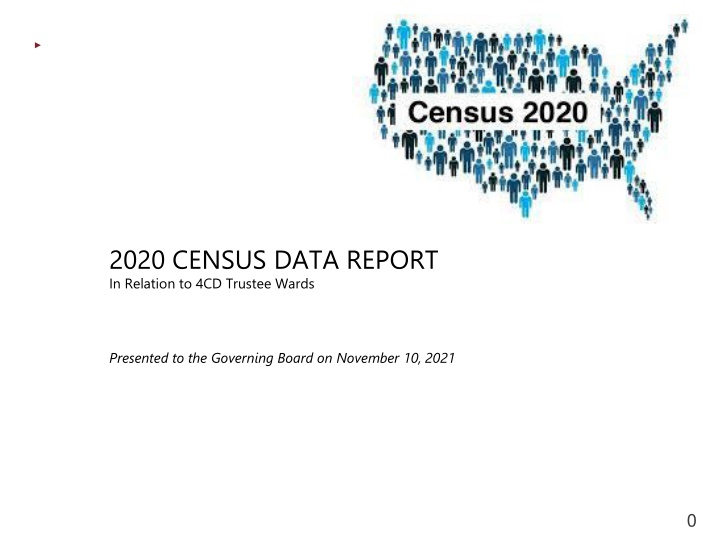2020 census data report in relation