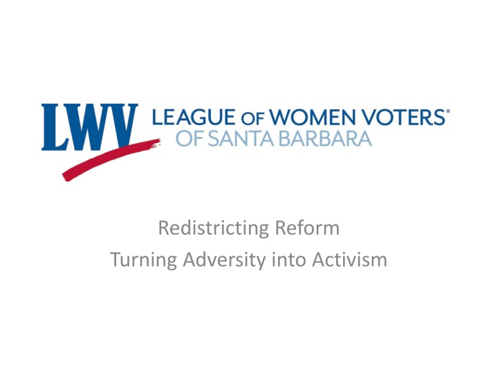 redistricting reform turning adversity into