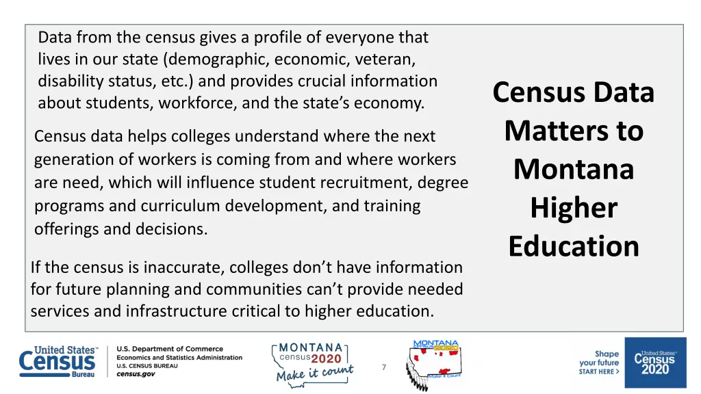 data from the census gives a profile of everyone