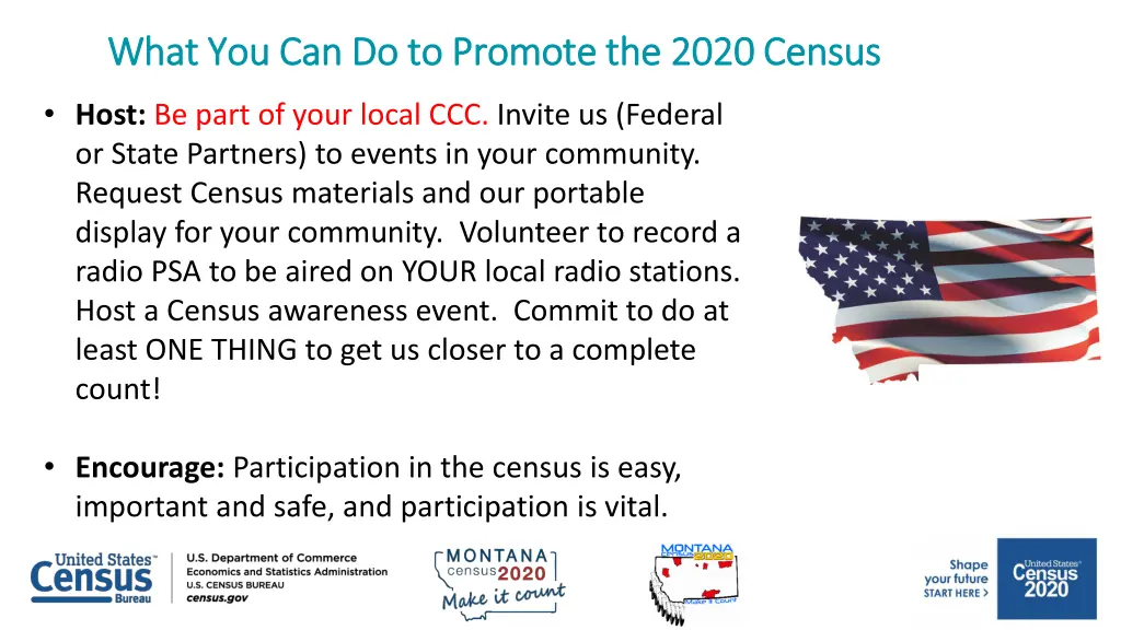 what you can do to promote the 2020 census what 1