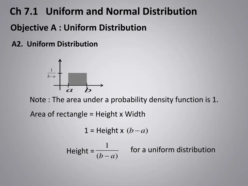 ch 7 1 uniform and normal distribution
