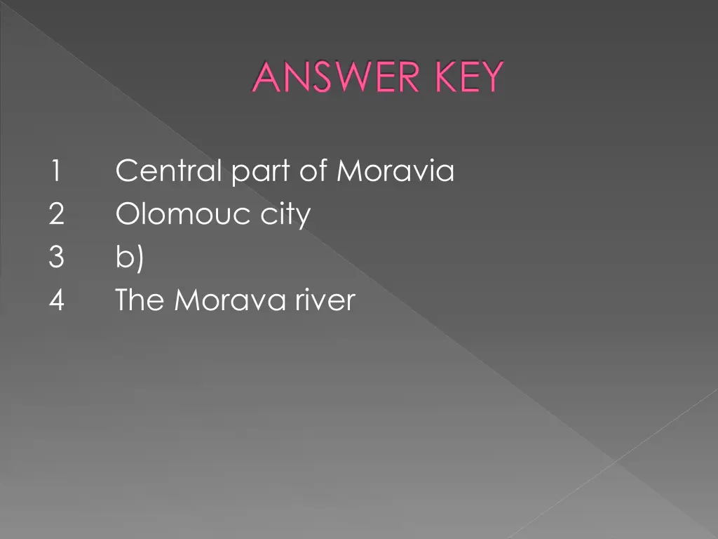 answer key